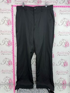 Callaway pants golf silver hardware Black Men's Performance Chinos